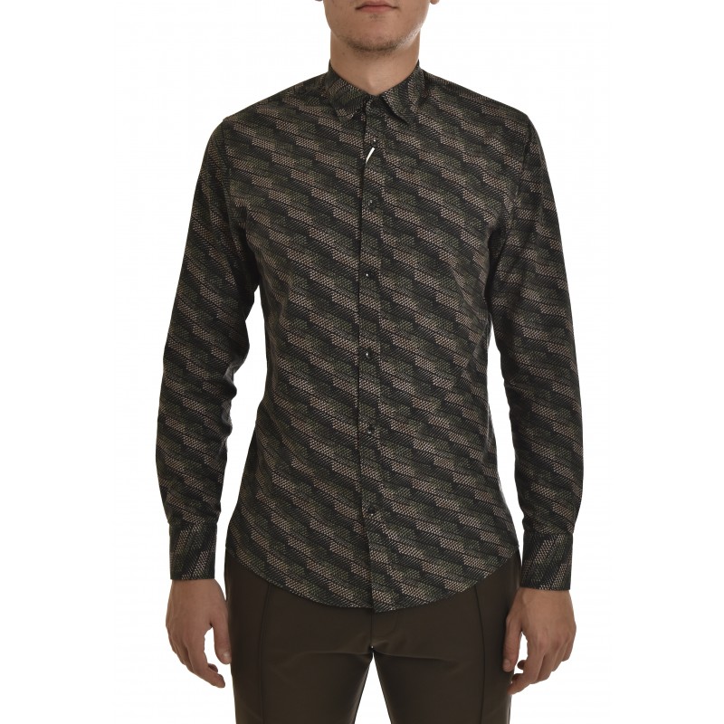 Vittorio Shirt Pntinted-Chaki Vittorio Shirt Pntinted-Chaki