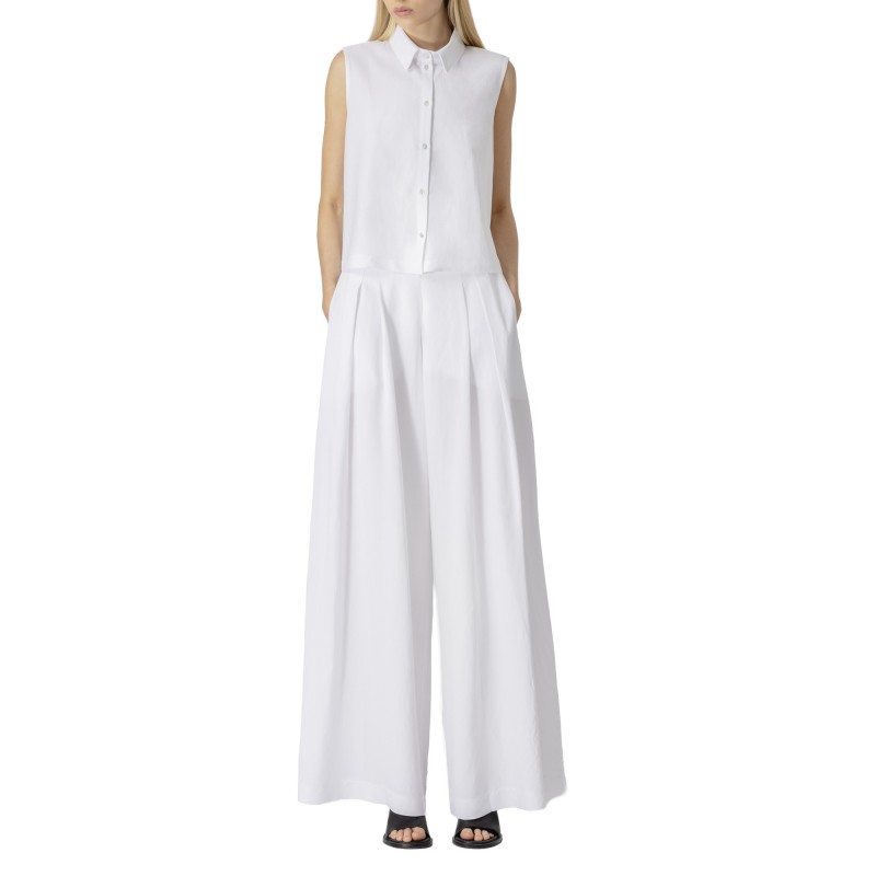 Lotus Eaters Trousers Loose Fit-White