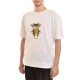 Brokers Chest Flower Logo Oversized T-Shirt-White Brokers Chest Flower Logo Oversized T-Shirt-White