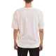Brokers Chest Flower Logo Oversized T-Shirt-White Brokers Chest Flower Logo Oversized T-Shirt-White