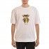 Brokers Chest Flower Logo Oversized T-Shirt-White