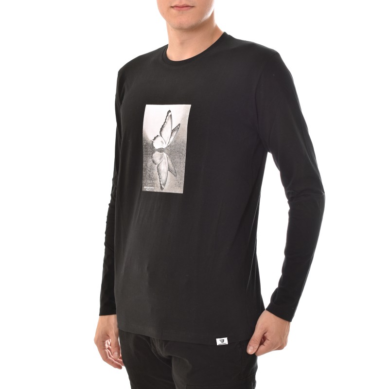 Brokers Butterfly Logo Blouse-Black