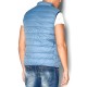 Brokers Sleeveless Reversible Jacket With Rubber Logo-Navy