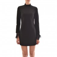 Marella Ione Lupeto Straight Fit Dress-Black
