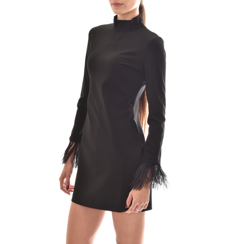 Marella Ione Lupeto Straight Fit Dress-Black
