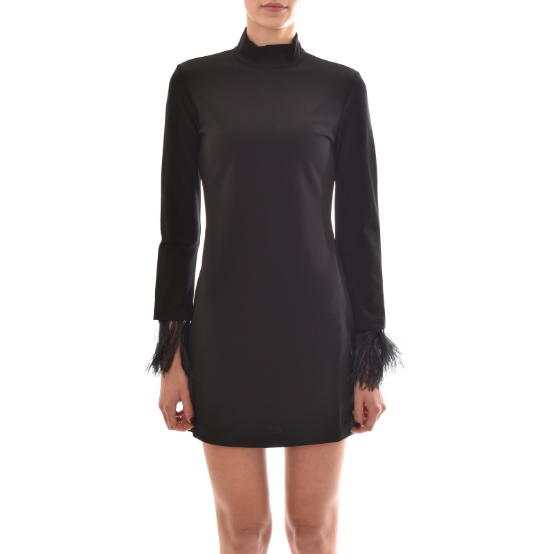 Marella Ione Lupeto Straight Fit Dress-Black