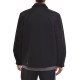 Diverse Relaxed Fit Button Up Overshirt-Black Diverse Relaxed Fit Button Up Overshirt-Black