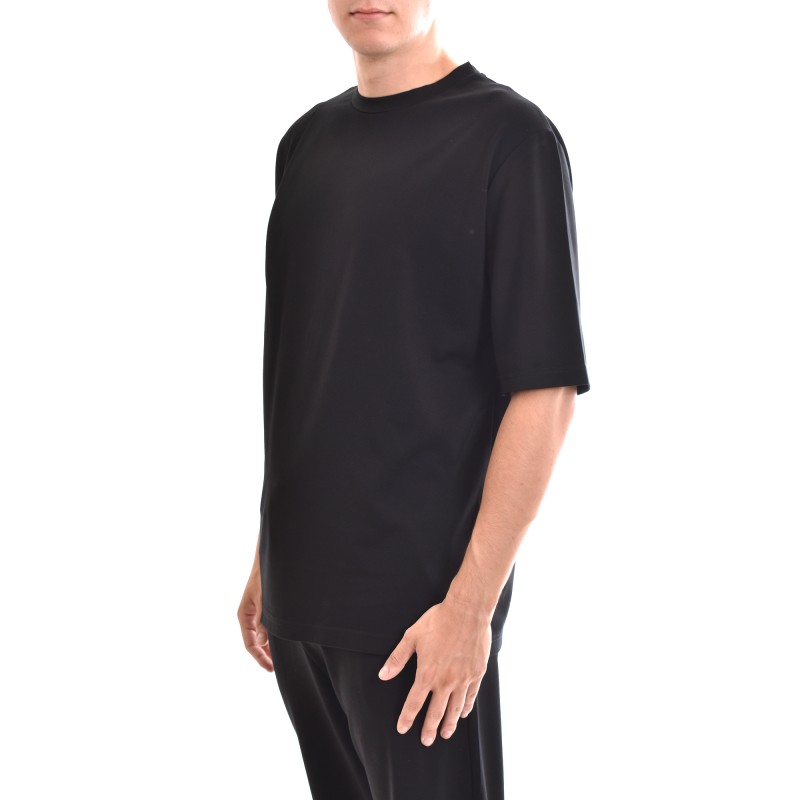 Diverse Loose Fit Crewneck T-Shirt-Black