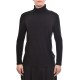 Diverse Smooth Feel Turtleneck Blouse-Black Diverse Smooth Feel Turtleneck Blouse-Black