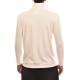 Diverse Smooth Feel Turtleneck Blouse-Off White
