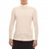 Diverse Smooth Feel Turtleneck Blouse-Off White