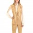Motel Gold Flaked Striped Gilet-Gold Dust