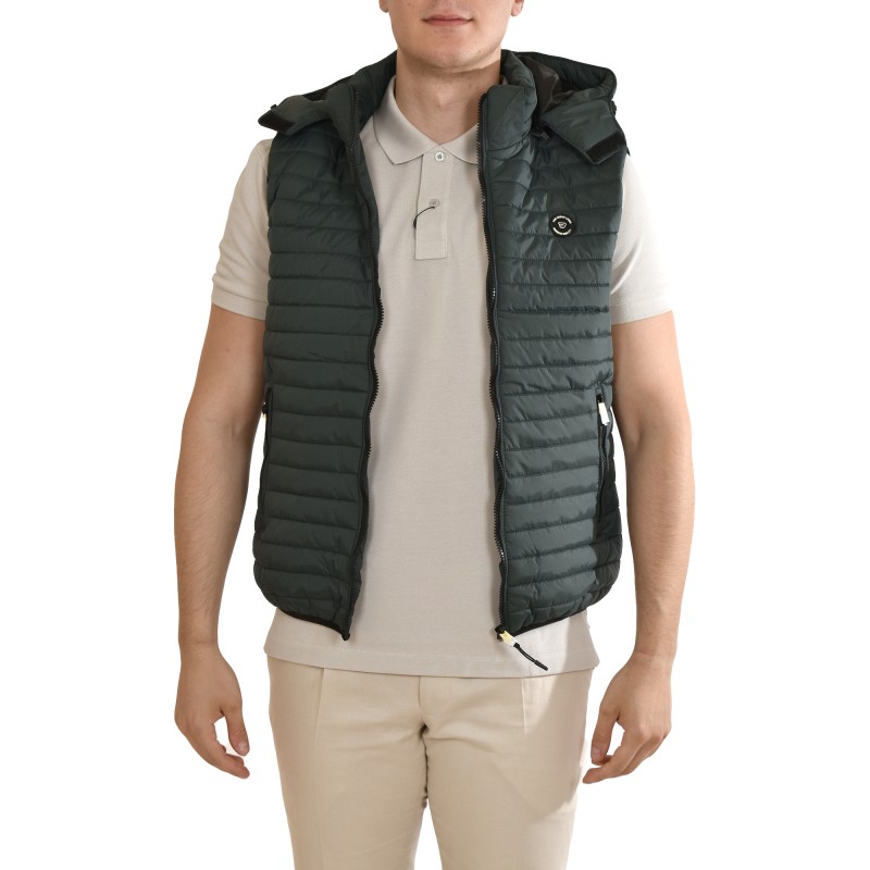 Brokers Sleeveless Puffer Jacket-Forest Green Brokers Sleeveless Puffer Jacket-Forest Green