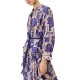 Marella Relaxed Fit Floral Dress Nursery-White/Electric Blue Marella Relaxed Fit Floral Dress Nursery-White/Electric Blue
