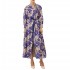 Marella Relaxed Fit Floral Dress Nursery-White/Electric Blue