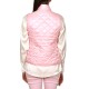 Emme Vosci Water Repellent Vest With Diamond Padded Quilting-Bubblegum