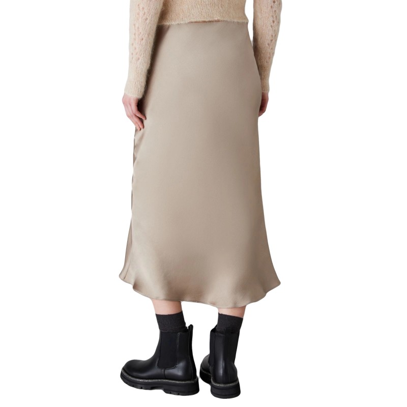 Emme Calco Midi Skirt-Ecru