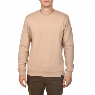 Brokers Faded Culture Logo Sweatshirt In Regular Fit-Beige