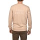 Brokers Faded Culture Logo Sweatshirt In Regular Fit-Beige
