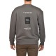 Brokers Unknown Desire Logo Sweatshirt In Loose Fit-Gargoyle