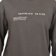 Brokers Unknown Desire Logo Sweatshirt In Loose Fit-Gargoyle