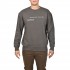 Brokers Unknown Desire Logo Sweatshirt In Loose Fit-Gargoyle