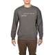 Brokers Unknown Desire Logo Sweatshirt In Loose Fit-Gargoyle