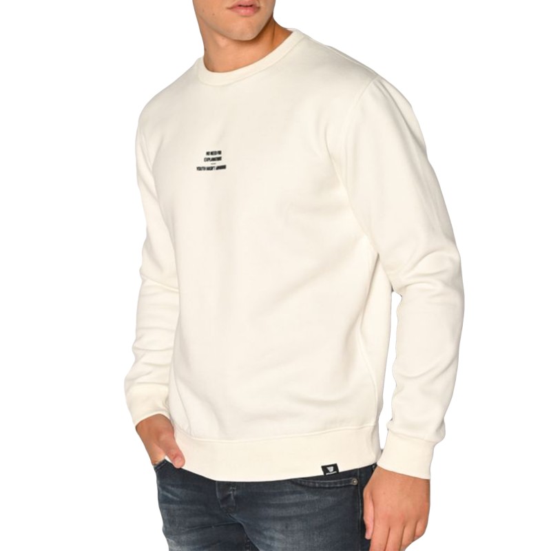 Brokers No Need For Explanations Logo Sweatshirt-White