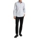 Navy & Green Trousers Apieto Modern Fit-Midnight Black
