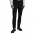 Navy & Green Trousers Apieto Modern Fit-Midnight Black
