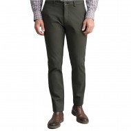Navy & Green Trousers Apieto Modern Fit-Iron Grey