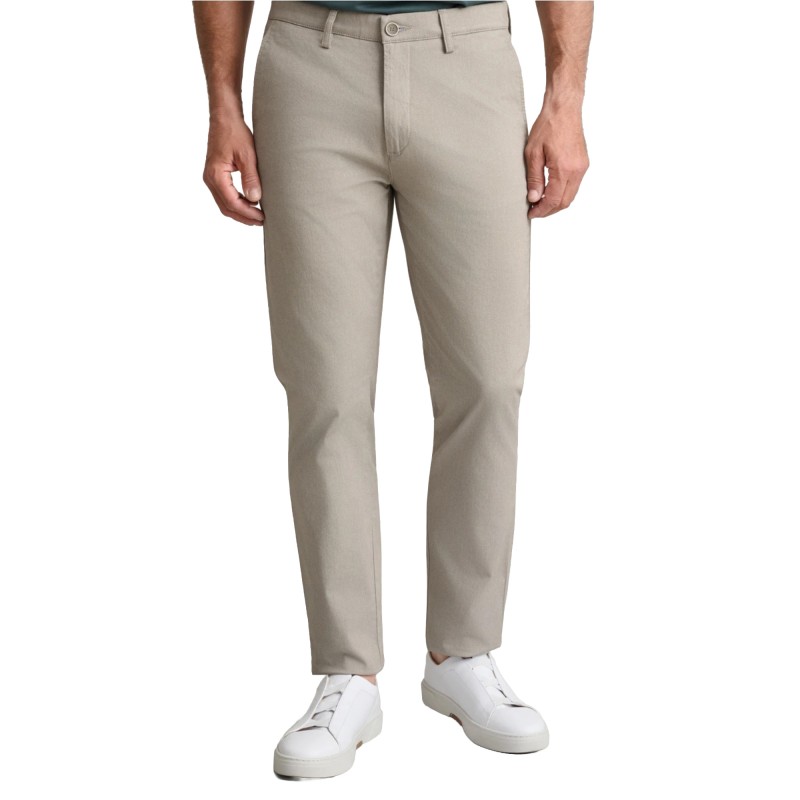 Navy & Green Trousers Modern Fit-Cobblestone