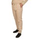 Navy & Green Modern Fit Trousers-Bone White Navy & Green Modern Fit Trousers-Bone White