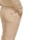 Navy & Green Modern Fit Trousers-Bone White Navy & Green Modern Fit Trousers-Bone White
