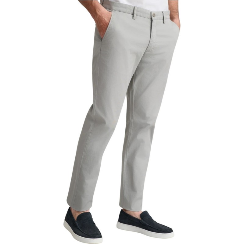 Navy & Green Trousers Apieto Modern Fit-Pure Grey Navy & Green Trousers Apieto Modern Fit-Pure Grey