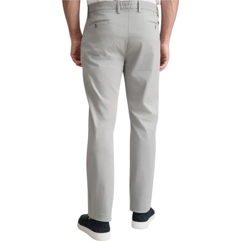 Navy & Green Trousers Apieto Modern Fit-Pure Grey Navy & Green Trousers Apieto Modern Fit-Pure Grey