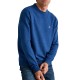 Navy & Green Crewneck Wool Sweater-Cobalt Blue