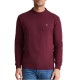 Navy & Green Sweater Crew Neck-Dk Bordeaux