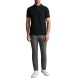 Navy & Green Polo Shirt Young Line Two Ply-Black