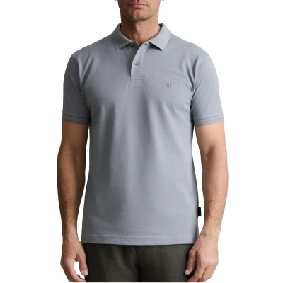 Navy & Green Polo Shirt Young Line Two Ply-Stormcloud