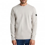 Navy & Green Sweater Long Sleeve Knit-Ice