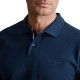 Navy & Green Polo Shirt Custom Fit Two Ply-Dark Blue Navy & Green Polo Shirt Custom Fit Two Ply-Dark Blue