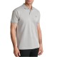 Navy & Green Polo Shirt Custom Fit Mercerised-Grey Stone