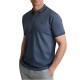 Navy & Green Polo Shirt Custom Fit Mercerised-Orion Blue
