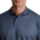 Navy & Green Polo Shirt Custom Fit Mercerised-Orion Blue