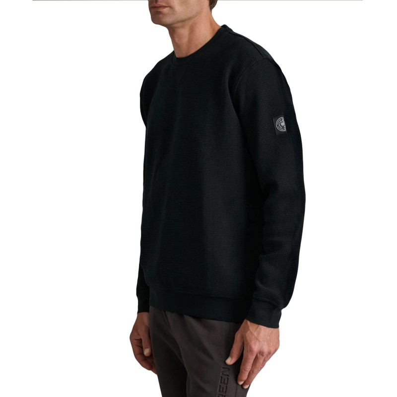 Navy & Green Sweater-Black Navy & Green Sweater-Black