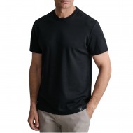 Navy & Green T-Shirt Custom Fit-Black