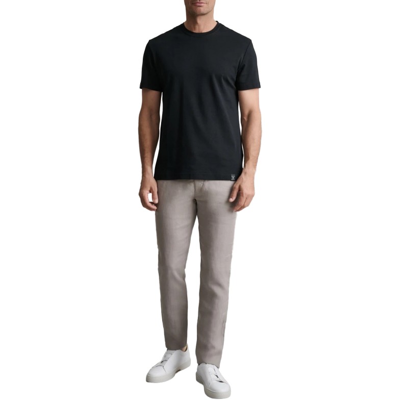 Navy & Green T-Shirt Custom Fit-Black