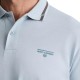 Navy & Green Polo Shirt Custom Fit Mercerized-Blue Fog Navy & Green Polo Shirt Custom Fit Mercerized-Blue Fog