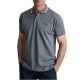 Navy & Green Polo Shirt Custom Fit Mercerized-Metal Blue Navy & Green Polo Shirt Custom Fit Mercerized-Metal Blue